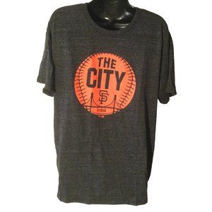 San Francisco Giants Cityball Hometown Men's XL Xtra Large T-Shirt - Black